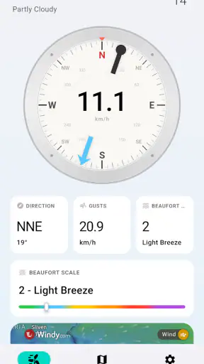 Anemometer: Wind Speed Tracker screenshot