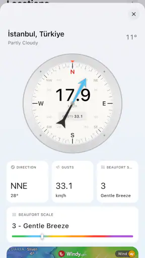 Anemometer: Wind Speed Tracker screenshot