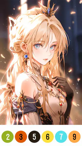 Anime Color - Jogos de Pintar screenshot
