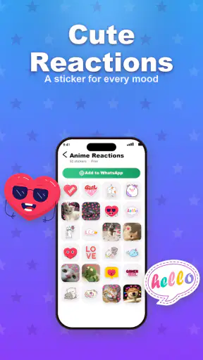 Anime Sticker Maker Studio screenshot