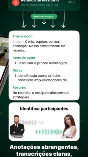 Anotar: Gravador para Reuniões screenshot