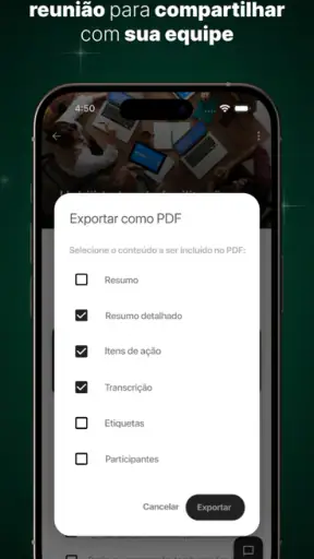 Anotar: Gravador para Reuniões screenshot