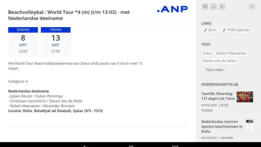 ANP App screenshot