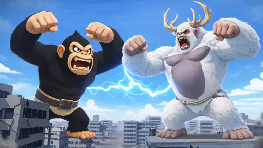Apes Fighting Game screenshot