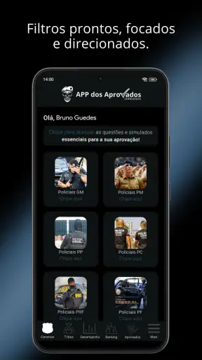 APP dos Aprovados Policiais screenshot