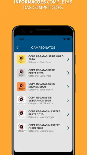 App Esportivo screenshot