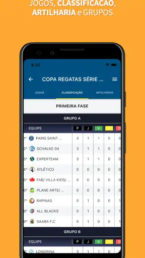App Esportivo screenshot
