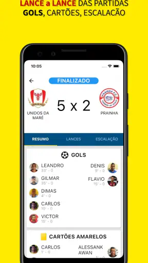 App Esportivo screenshot