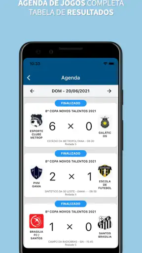 App Esportivo screenshot