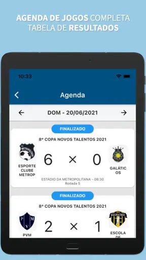 App Esportivo screenshot