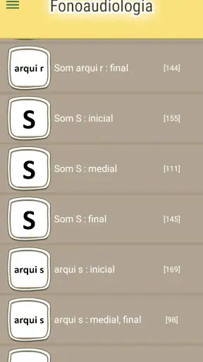 App Fonoaudiologia :exercícios screenshot
