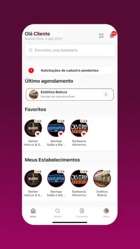AppBeleza: Cliente screenshot