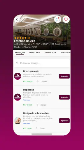 AppBeleza: Cliente screenshot