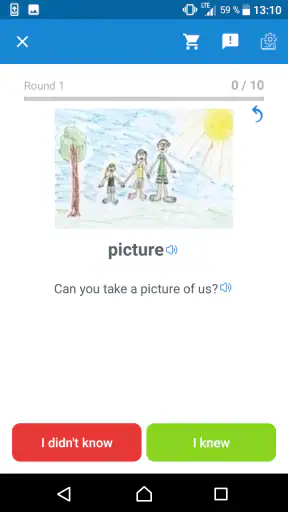 Aprenda línguas com VocApp screenshot
