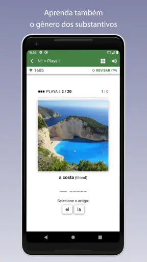 Aprender Vocabulário Espanhol screenshot