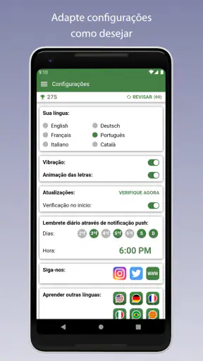 Aprender Vocabulário Espanhol screenshot