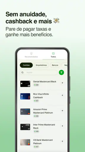 Aprov: Cartões de Crédito screenshot