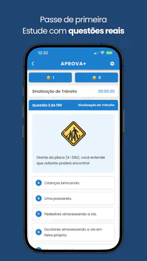 Aprova+ Prova de Habilitação screenshot
