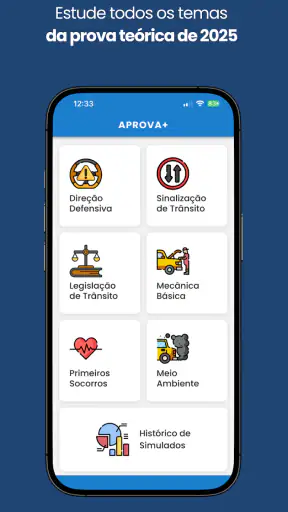 Aprova+ Prova de Habilitação screenshot