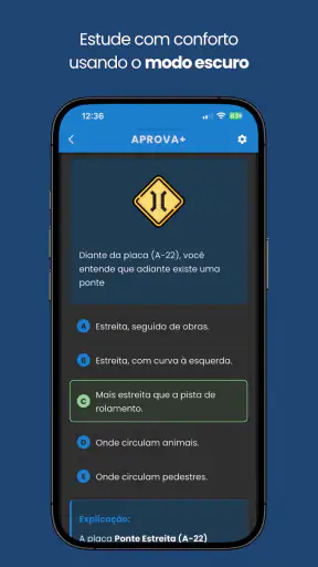 Aprova+ Prova de Habilitação screenshot