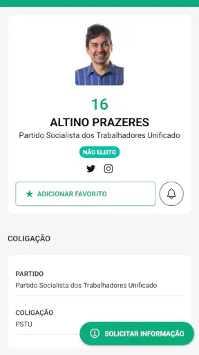 Apuração Ao vivo Eleições 2026 screenshot