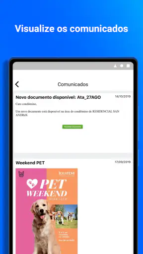 Área do Condômino screenshot