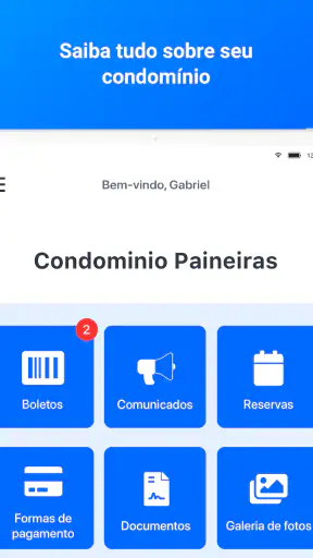 Área do Condômino screenshot