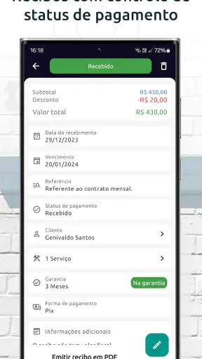 Atual Recibo: Recibo em PDF screenshot