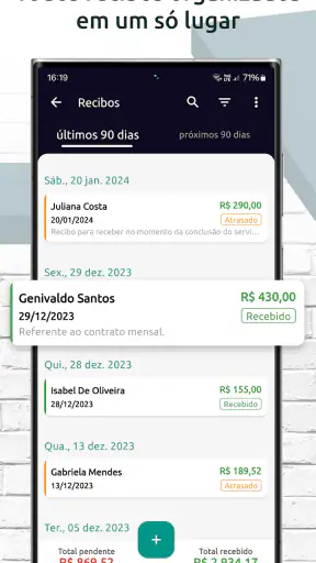 Atual Recibo: Recibo em PDF screenshot
