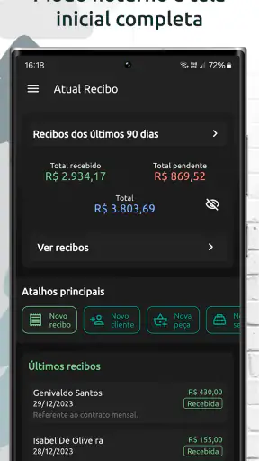 Atual Recibo: Recibo em PDF screenshot