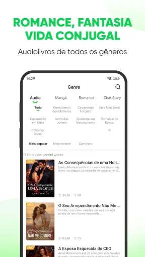 AudioToon: Audiolivros & Drama screenshot
