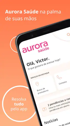 Aurora Saúde screenshot