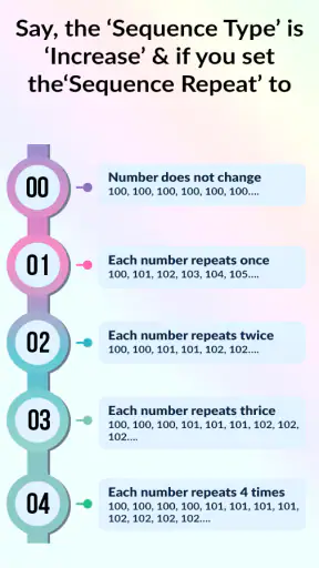 Auto Numbering Sequence Stamp screenshot
