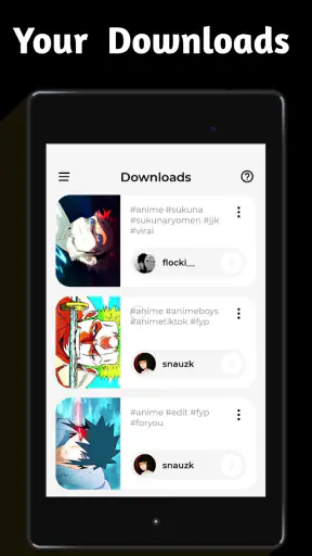 Baixador de vídeo para TT screenshot