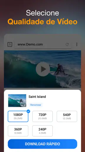 Baixador de Vídeos screenshot