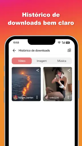 Baixar vídeos e fotos Ins screenshot