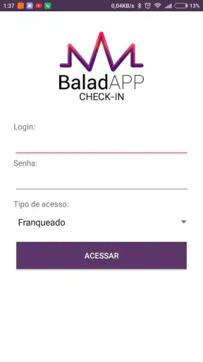 BaladAPP Check-In screenshot