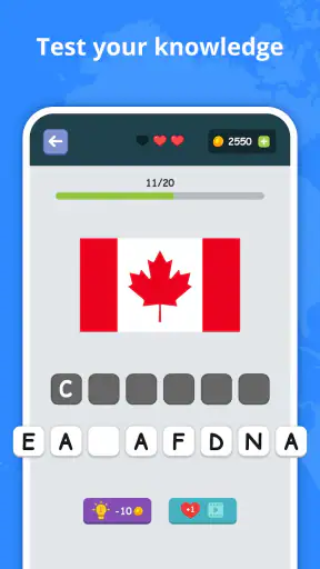Bandeiras dos Países: Quiz screenshot