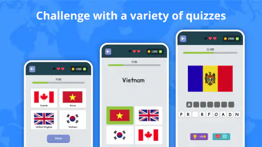Bandeiras dos Países: Quiz screenshot