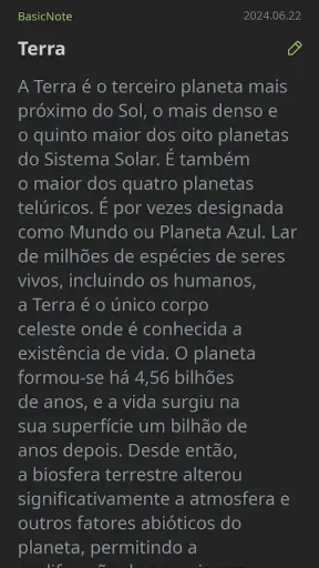 BasicNote: Notas Simples screenshot
