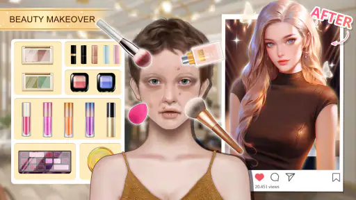 Beauty Makeover:Jogo de Vestir screenshot