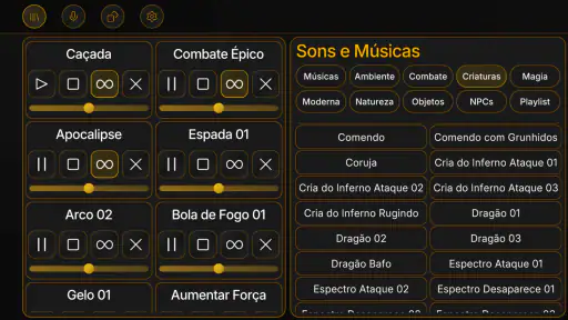 BeEpic: Sons para RPG screenshot