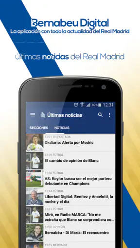 Bernabéu Digital (Real Madrid) screenshot