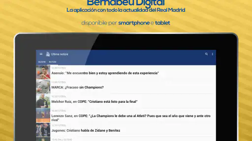 Bernabéu Digital (Real Madrid) screenshot