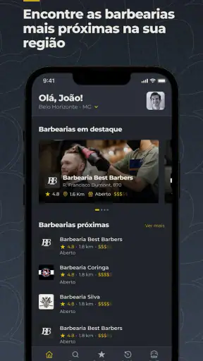 BestBarbers: App de barbearias screenshot