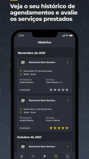 BestBarbers: App de barbearias screenshot