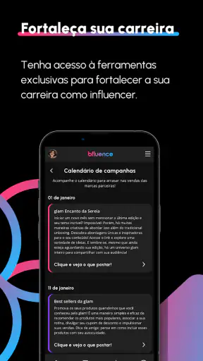 bfluence screenshot