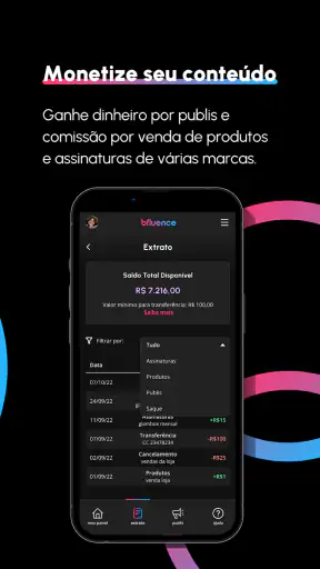 bfluence screenshot