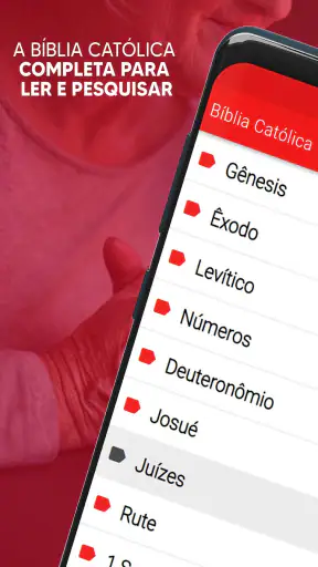 Bíblia Católica em áudio screenshot