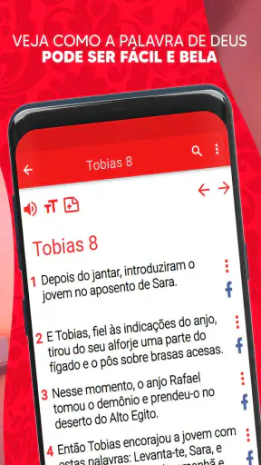 Bíblia Católica em áudio screenshot
